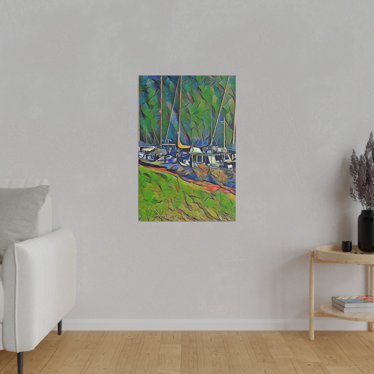 Intriguing Vistas™ Nautical Series Matte Canvas Print in 12 Portrait Sizes!!