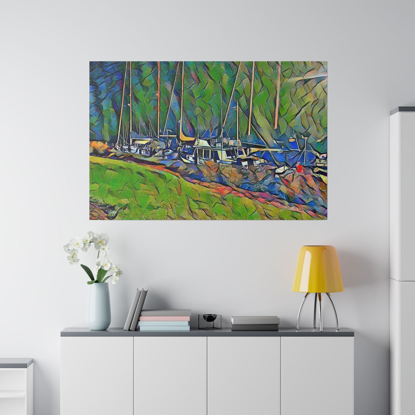 Canvas Art Print in Multiple Landscape Sizes from the Nautical Series at Intriguing Vistas