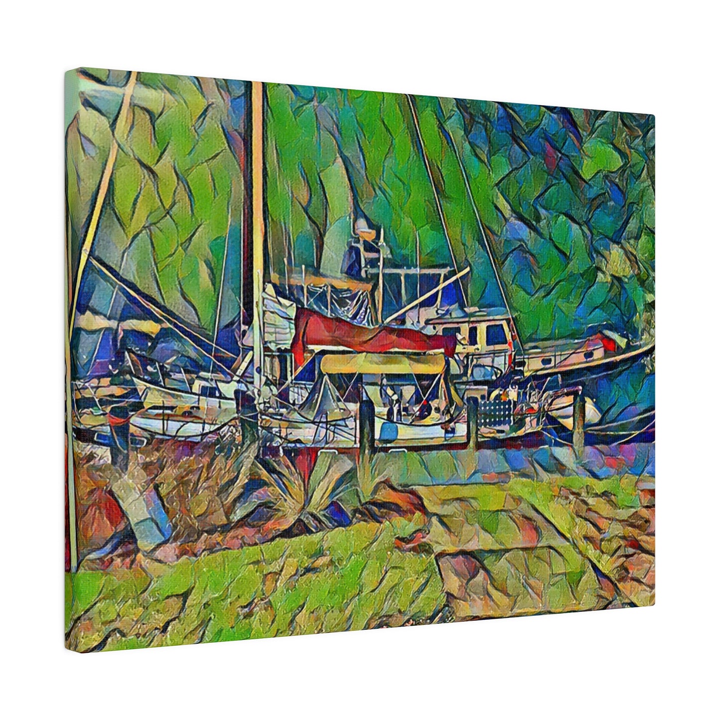 Canvas Print in Multiple Landscape Sizes from the Nautical Series at Intriguing Vistas