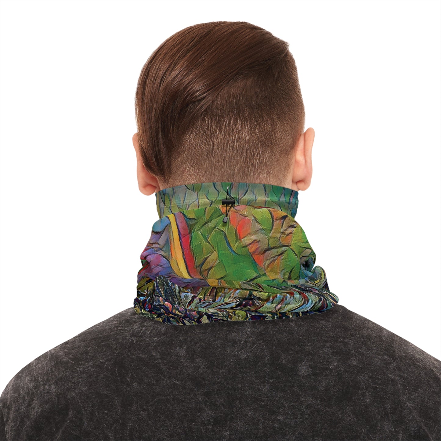 Custom Unisex Adult Winter Neck Gaiter With Drawstring From The Sunset Series At Intriguing Vistas