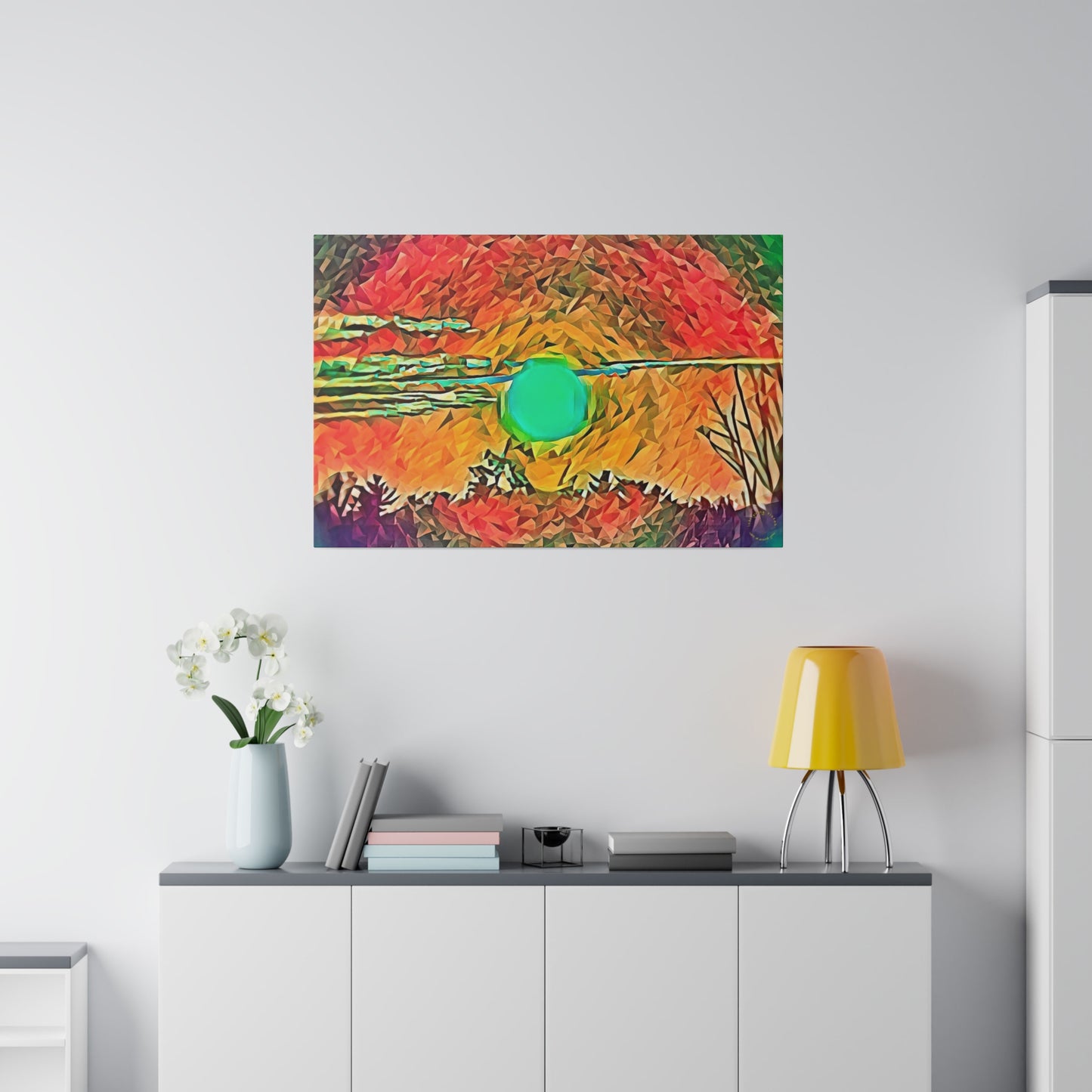 Intriguing Vistas™ Sunset Series Matte Canvas Print in 12 Landscape Sizes!!