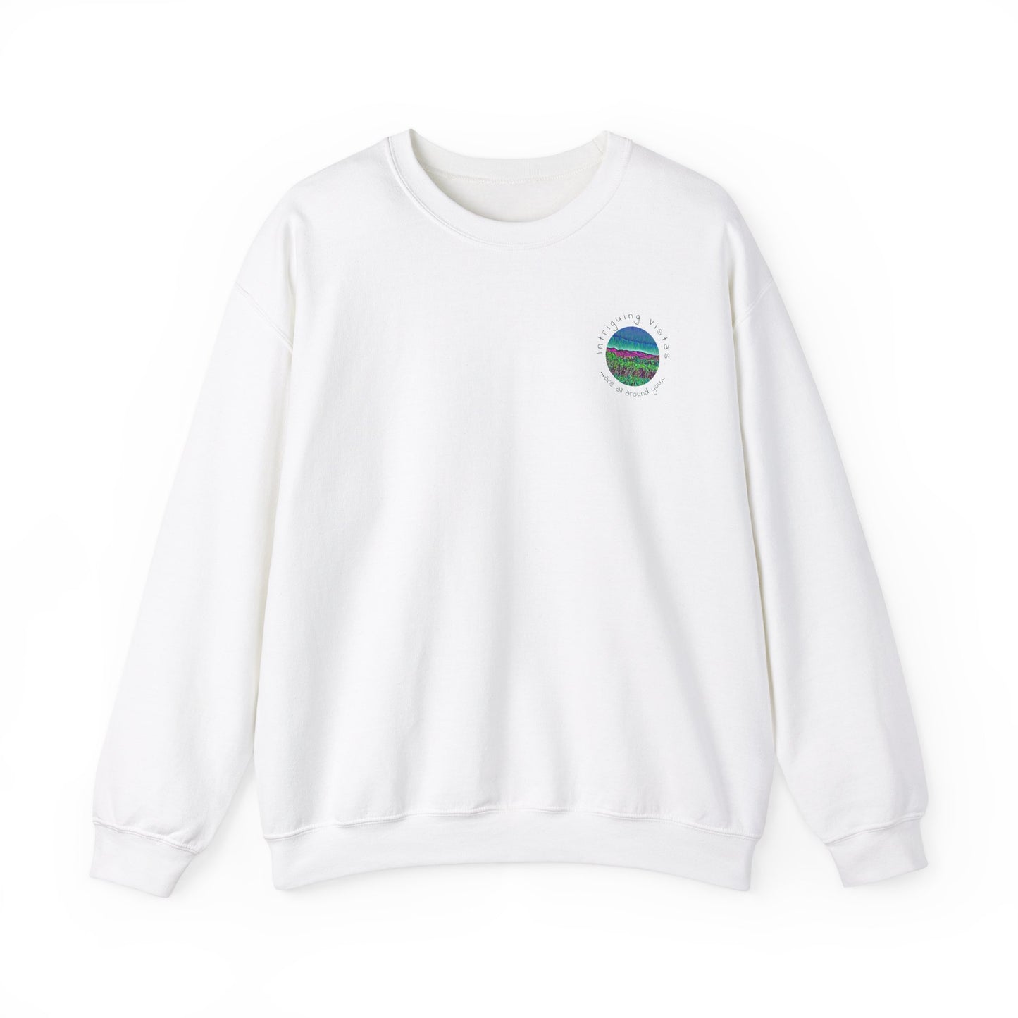 Gildan 18000 Unisex Adult Heavy Blend Crewneck Sweatshirt part of the Scenery Series from Intriguing Vistas