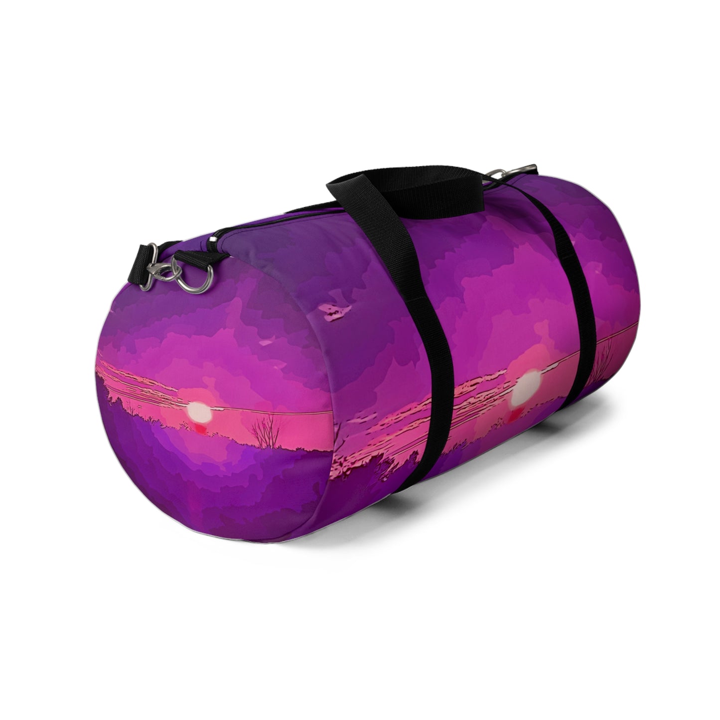 Custom Duffel Bag available in two sizes from the Sunset Series at Intriguing Vistas