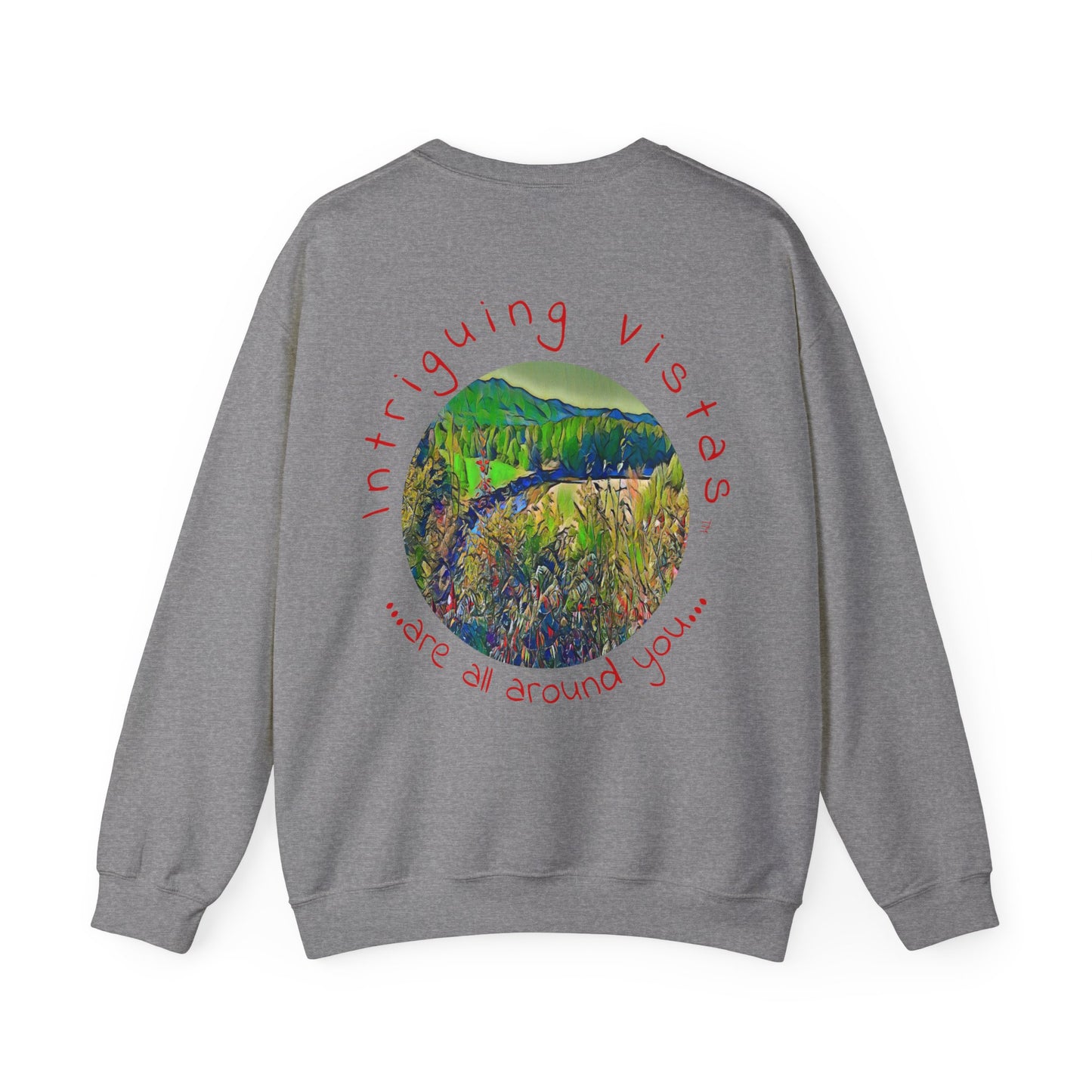 Intriguing Vistas™ Scenery Series Unisex Heavy Blend™ Crewneck Sweatshirt in 7 colors!!