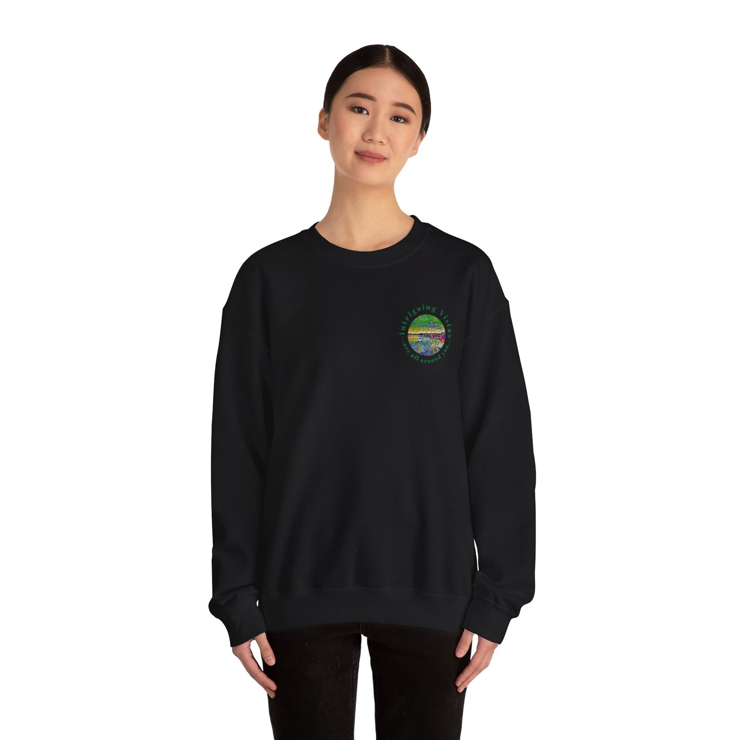 Gildan 18000 Unisex Adult Heavy Blend Crewneck Sweatshirt Available in Multiple Colors from the Scenery Series at Intriguing Vistas