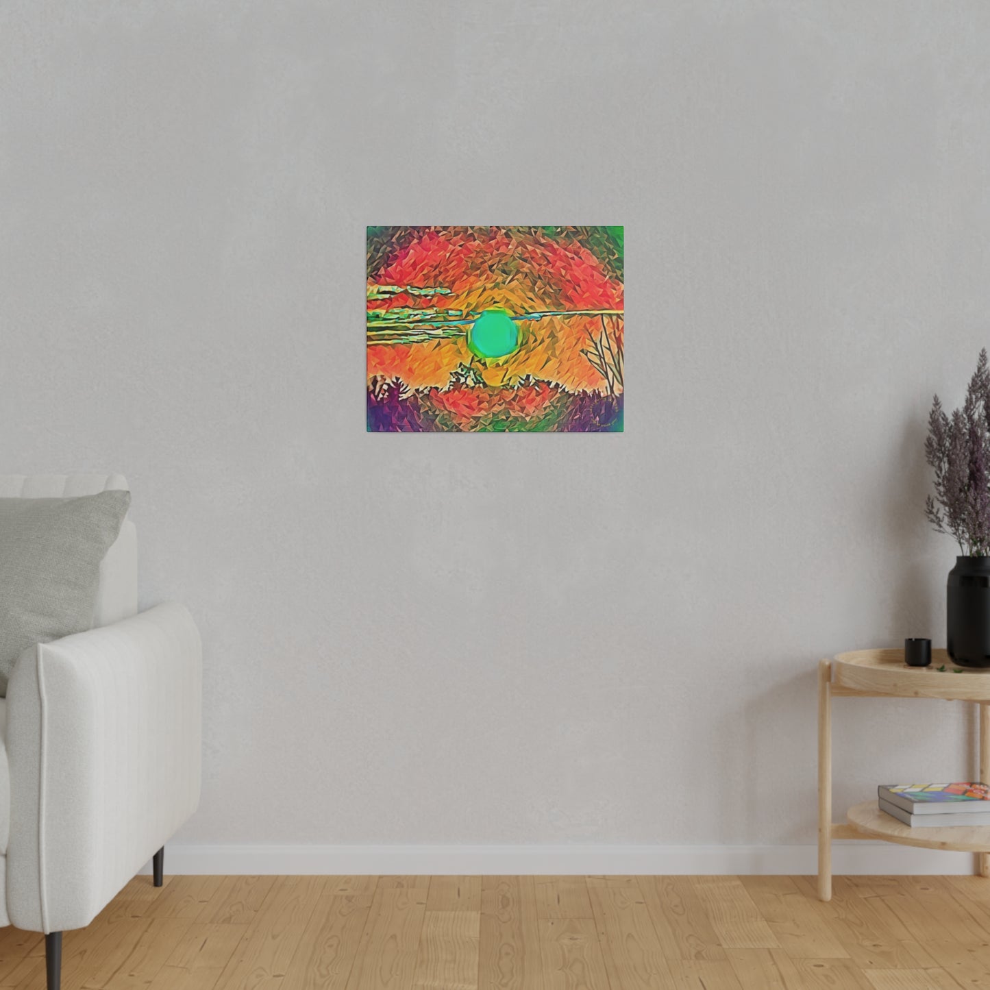 Intriguing Vistas™ Sunset Series Matte Canvas Print in 12 Landscape Sizes!!