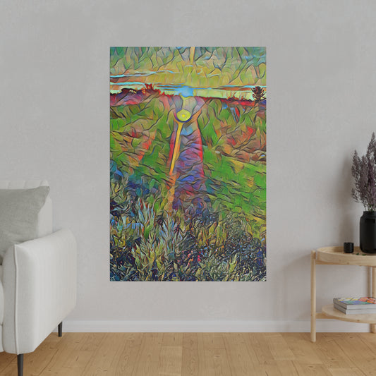 Canvas Print in Multiple Portrait Sizes from the Sunset Series at Intriguing Vistas