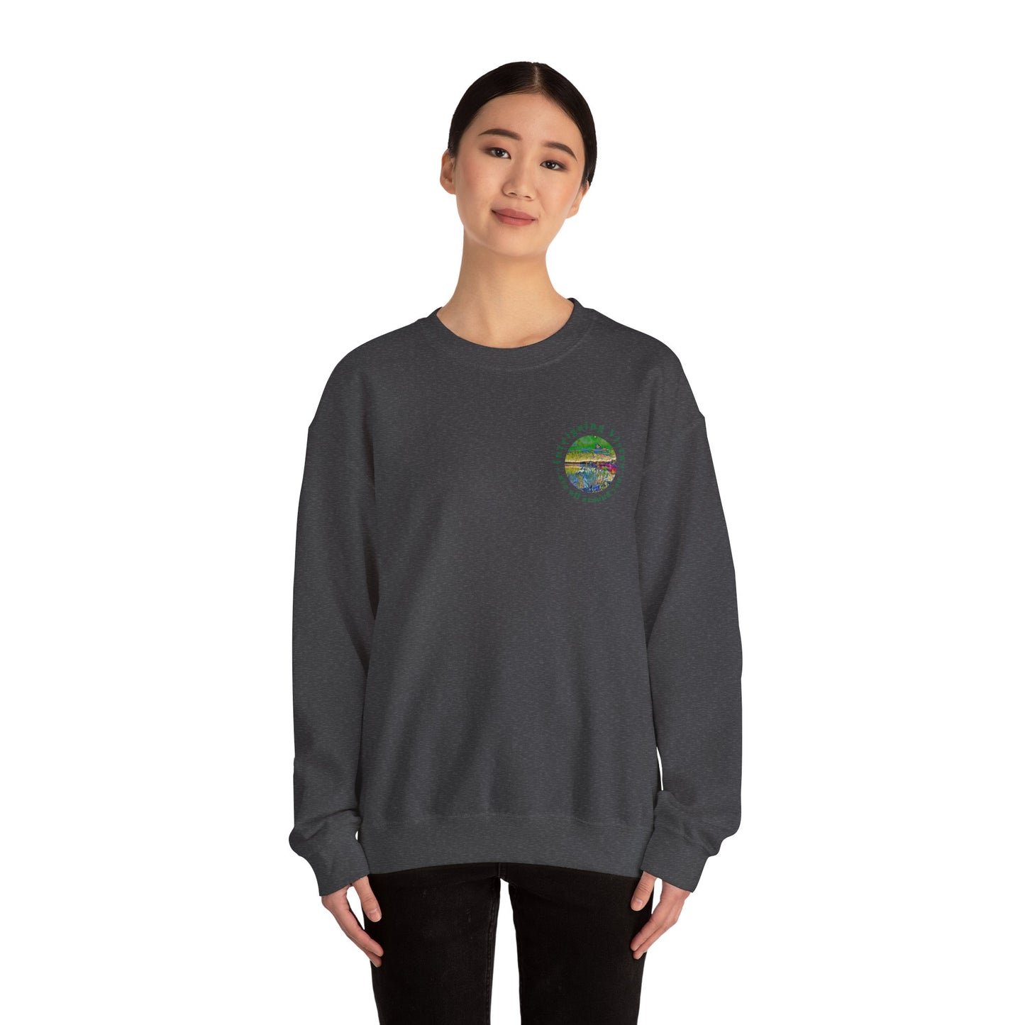 Gildan 18000 Unisex Adult Heavy Blend Crewneck Sweatshirt Available in Multiple Colors from the Scenery Series at Intriguing Vistas