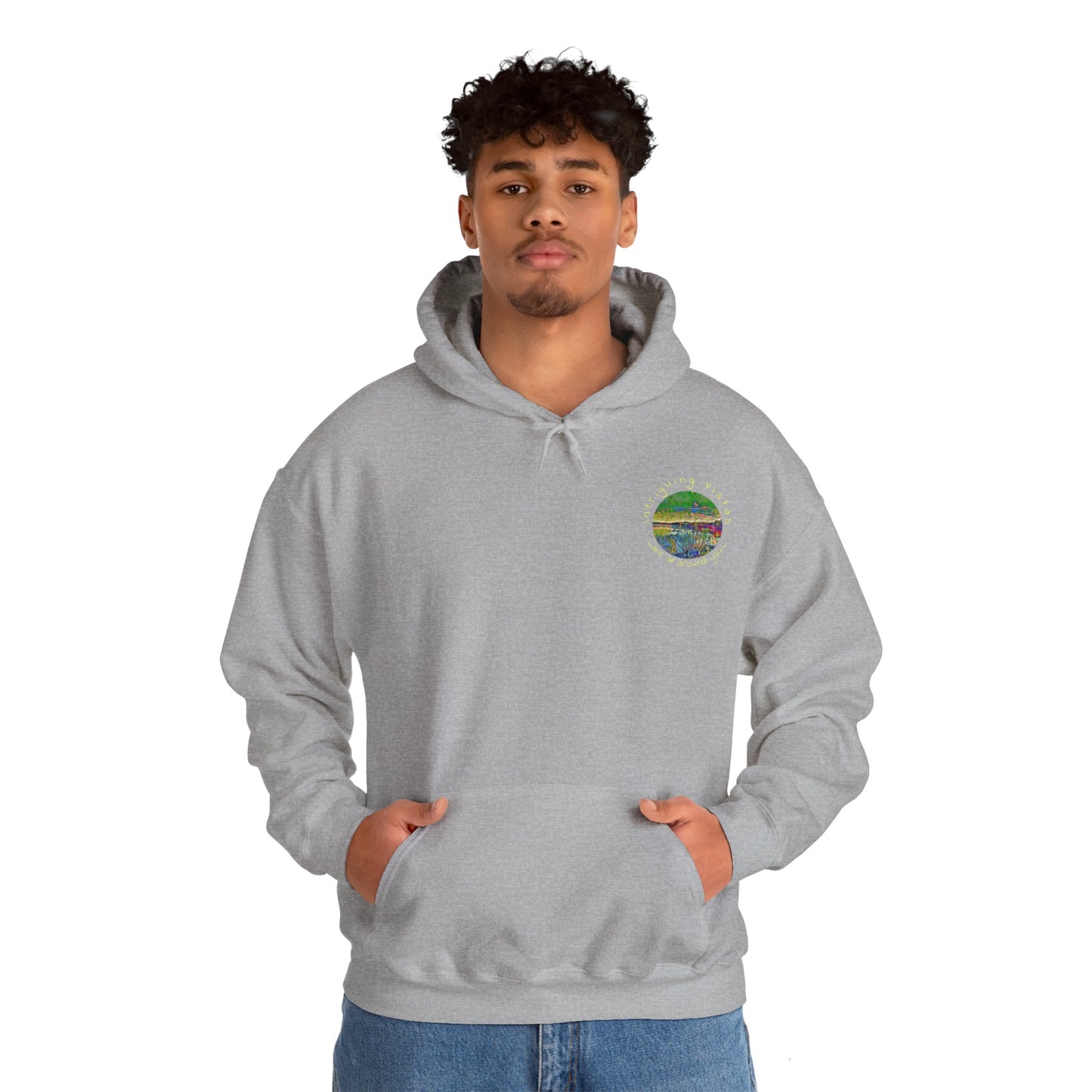 Intriguing Vistas™ Scenery Series Unisex Heavy Blend™ Hooded Sweatshirt