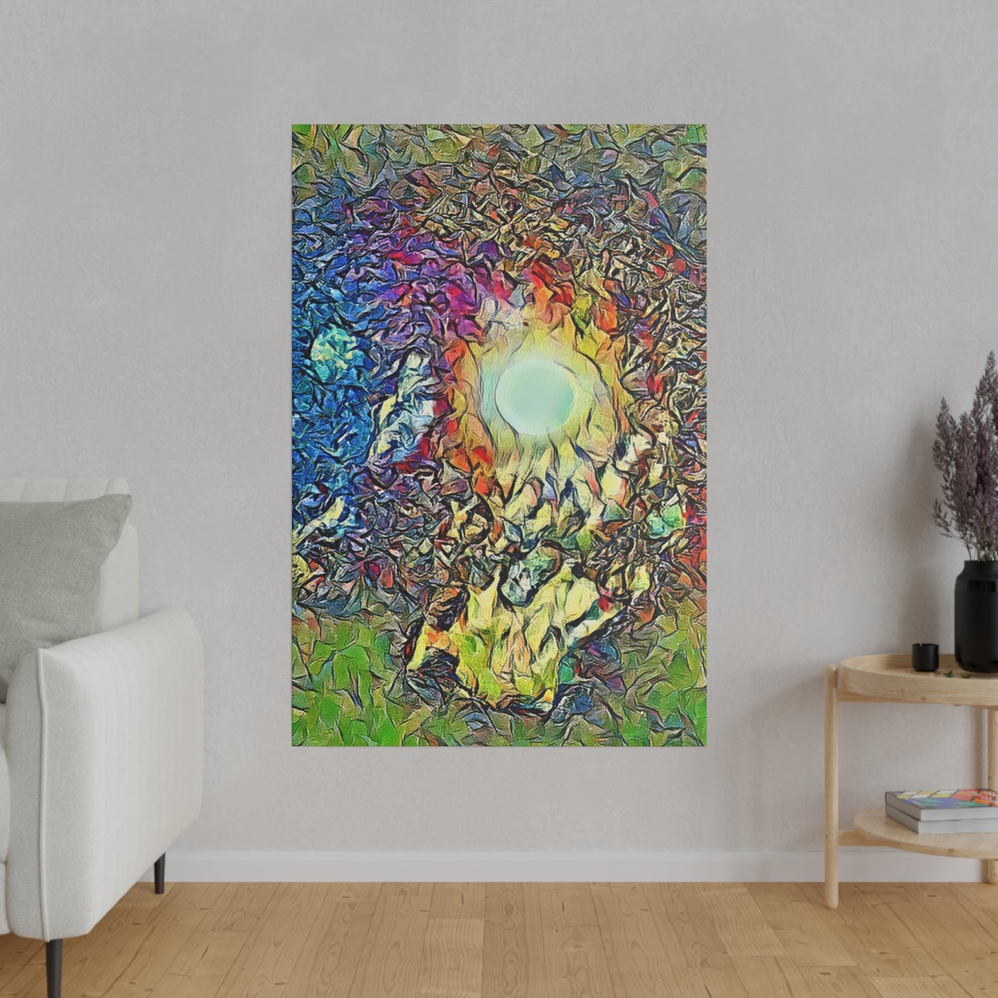 Canvas Art Print in Multiple Portrait Sizes from the Night Sky Series at Intriguing Vistas