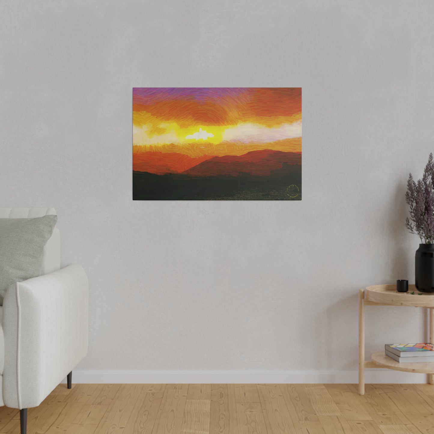 Intriguing Vistas™ Sunset Series Matte Canvas Print in 12 Landscape Sizes!!