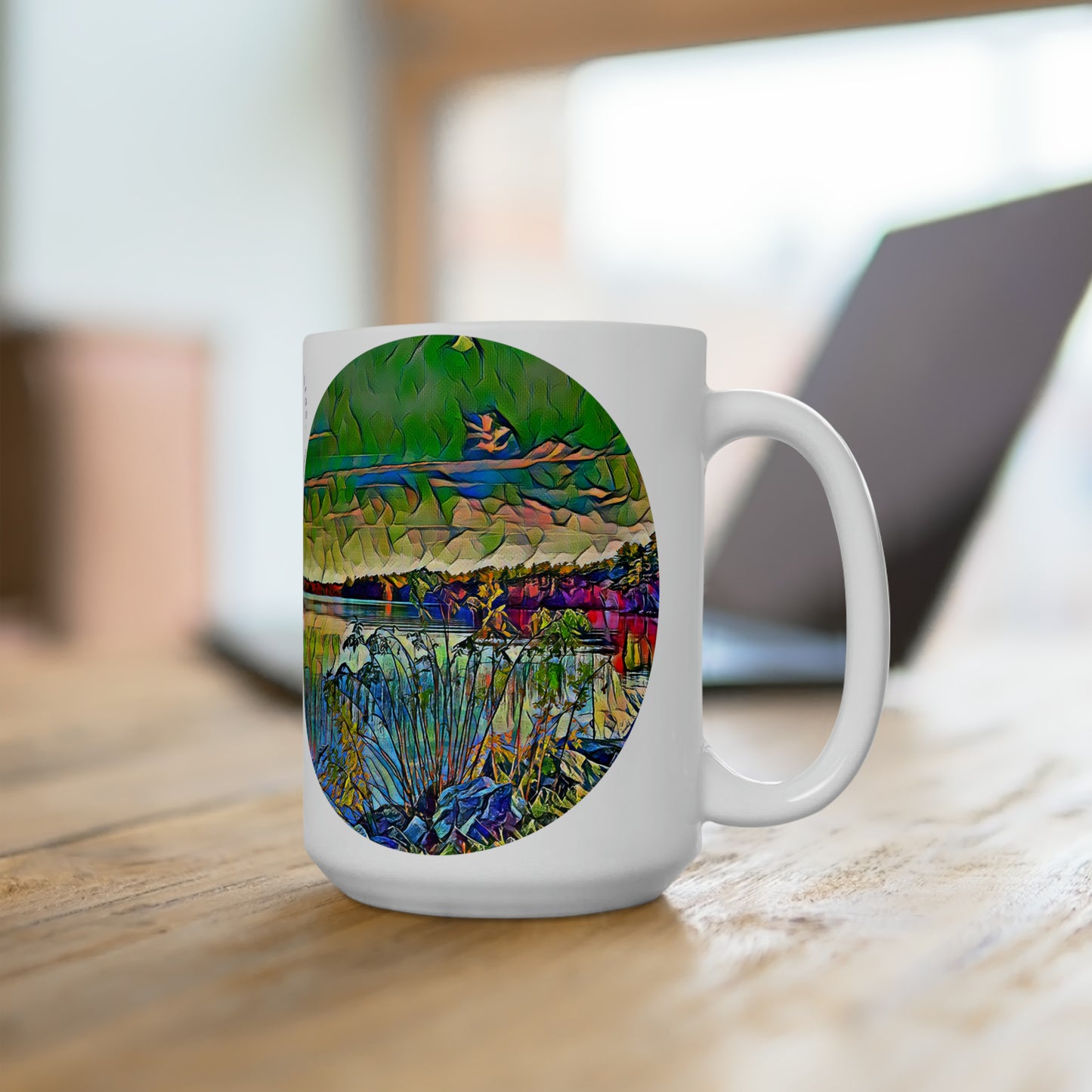 Intriguing Vistas™ Scenery Series Ceramic Mug 15oz