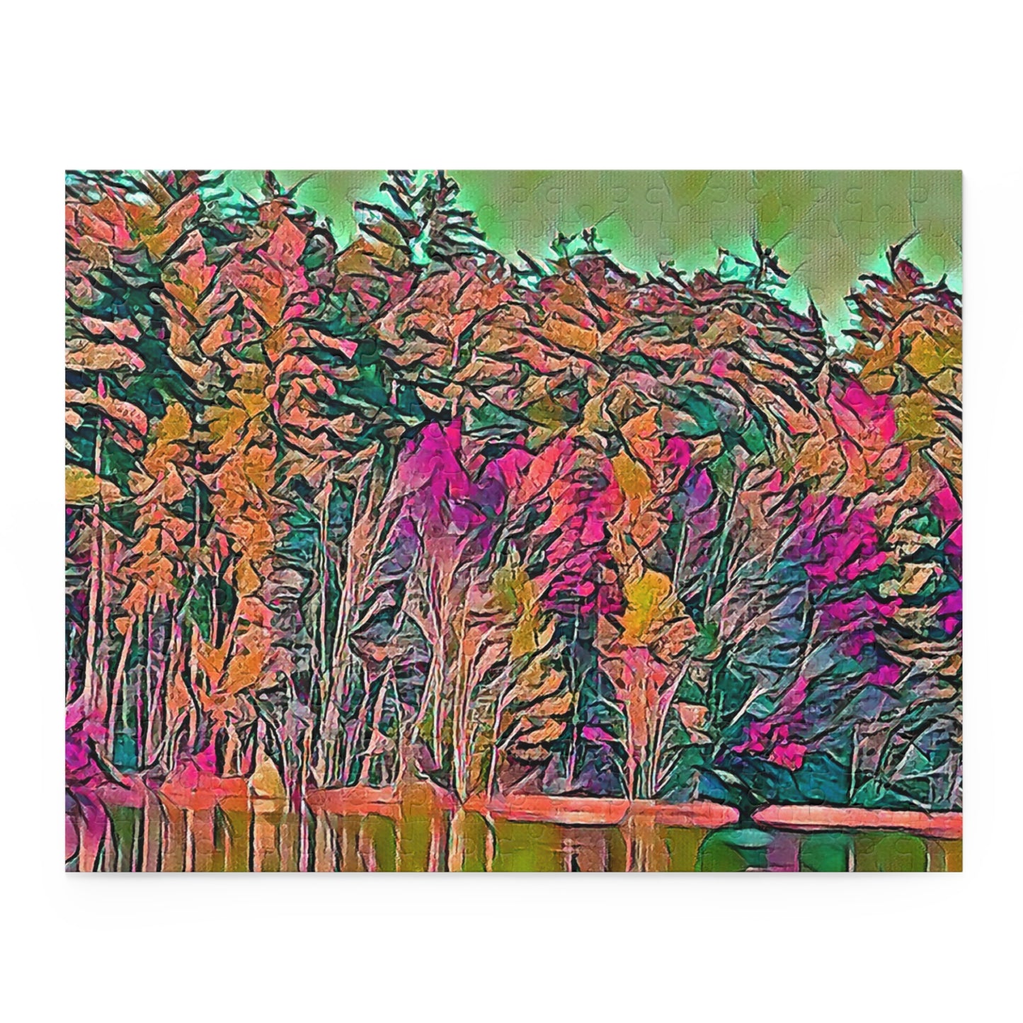 Custom Jigsaw Puzzle Available in Three Sizes from the Scenery Series at Intriguing Vistas