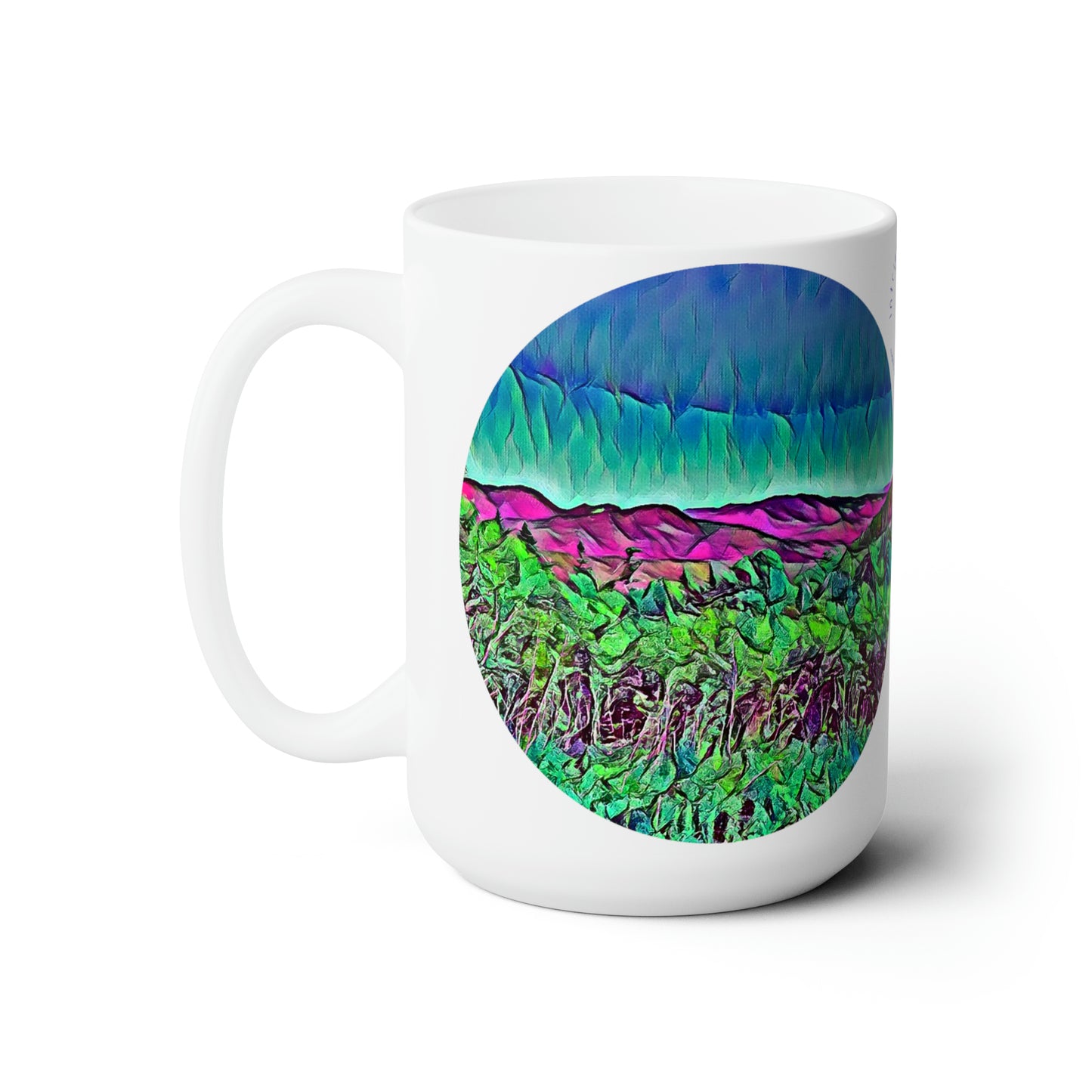 Intriguing Vistas™ Scenery Series Image Ceramic Mug 15oz