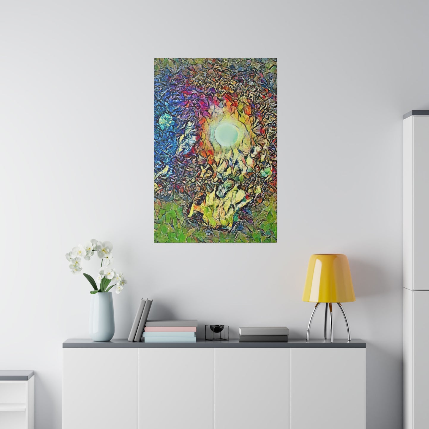 Canvas Art Print in Multiple Portrait Sizes from the Night Sky Series at Intriguing Vistas