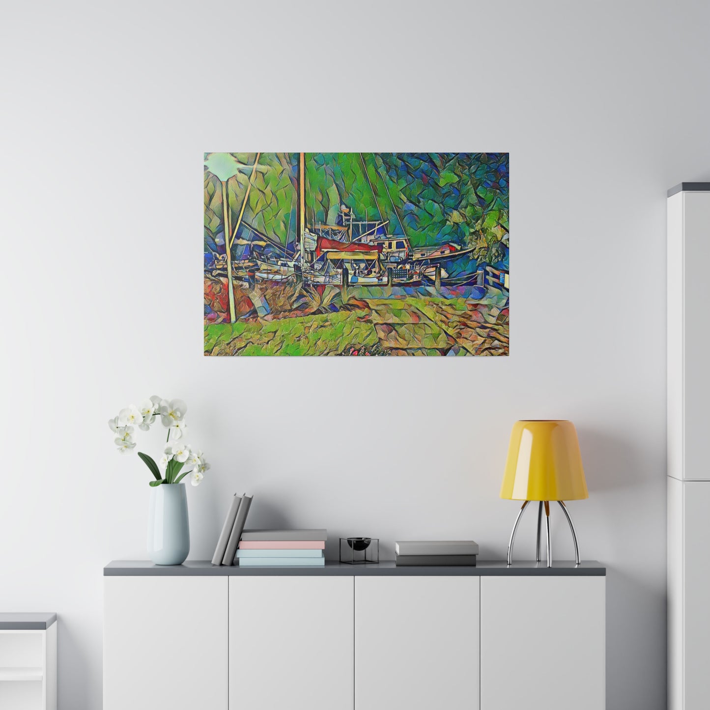 Canvas Print in Multiple Landscape Sizes from the Nautical Series at Intriguing Vistas