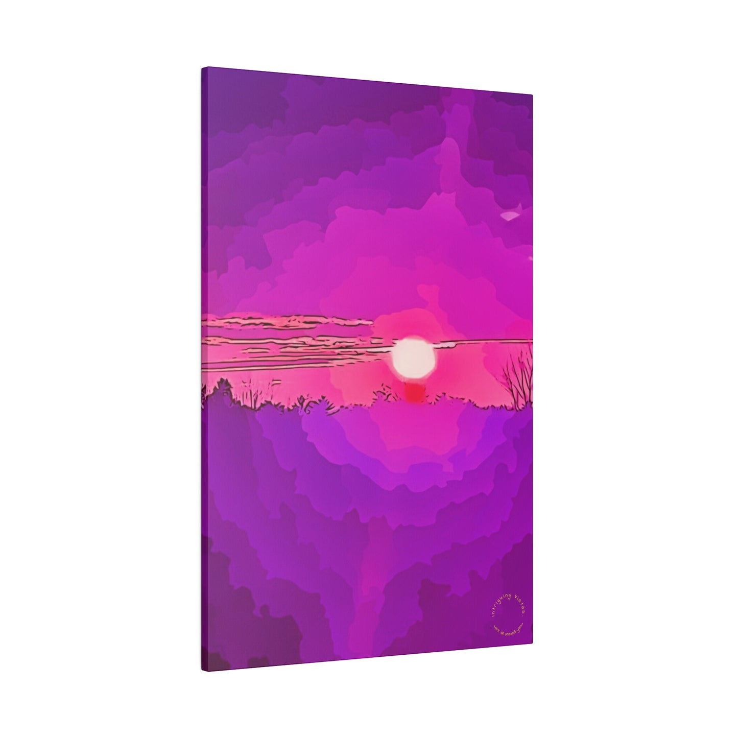 Intriguing Vistas™ Sunset Series Matte Canvas Print in 12 Vertical Sizes!!