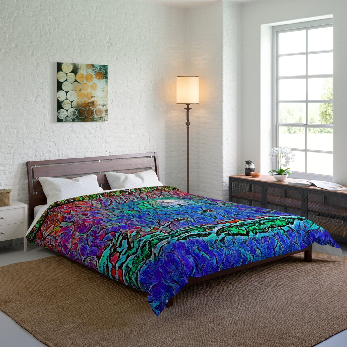 Custom Comforter Available in Four Sizes From The Night Sky Series at Intriguing Vistas