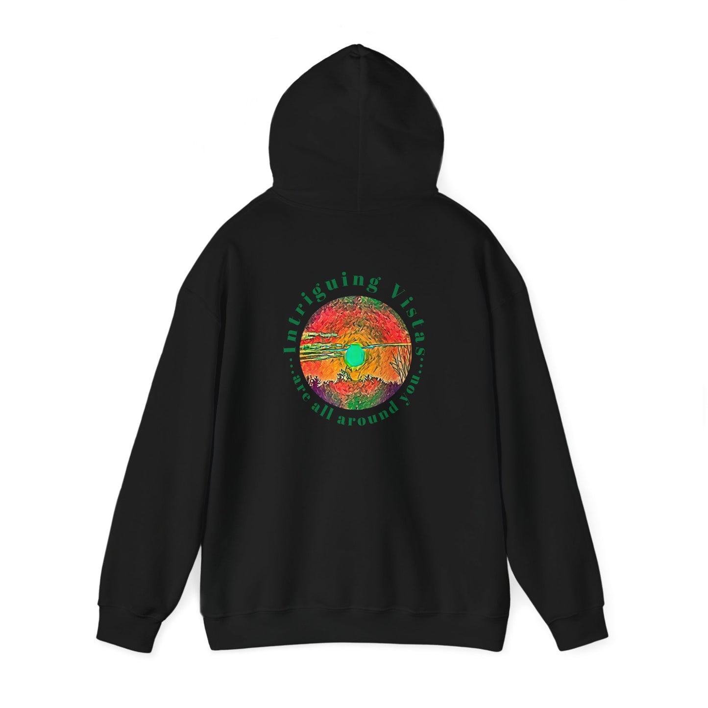 Gildan 18500 Unisex Adult Heavy Blend Crewneck Hooded Sweatshirt from the Sunset Series at Intriguing Vistas