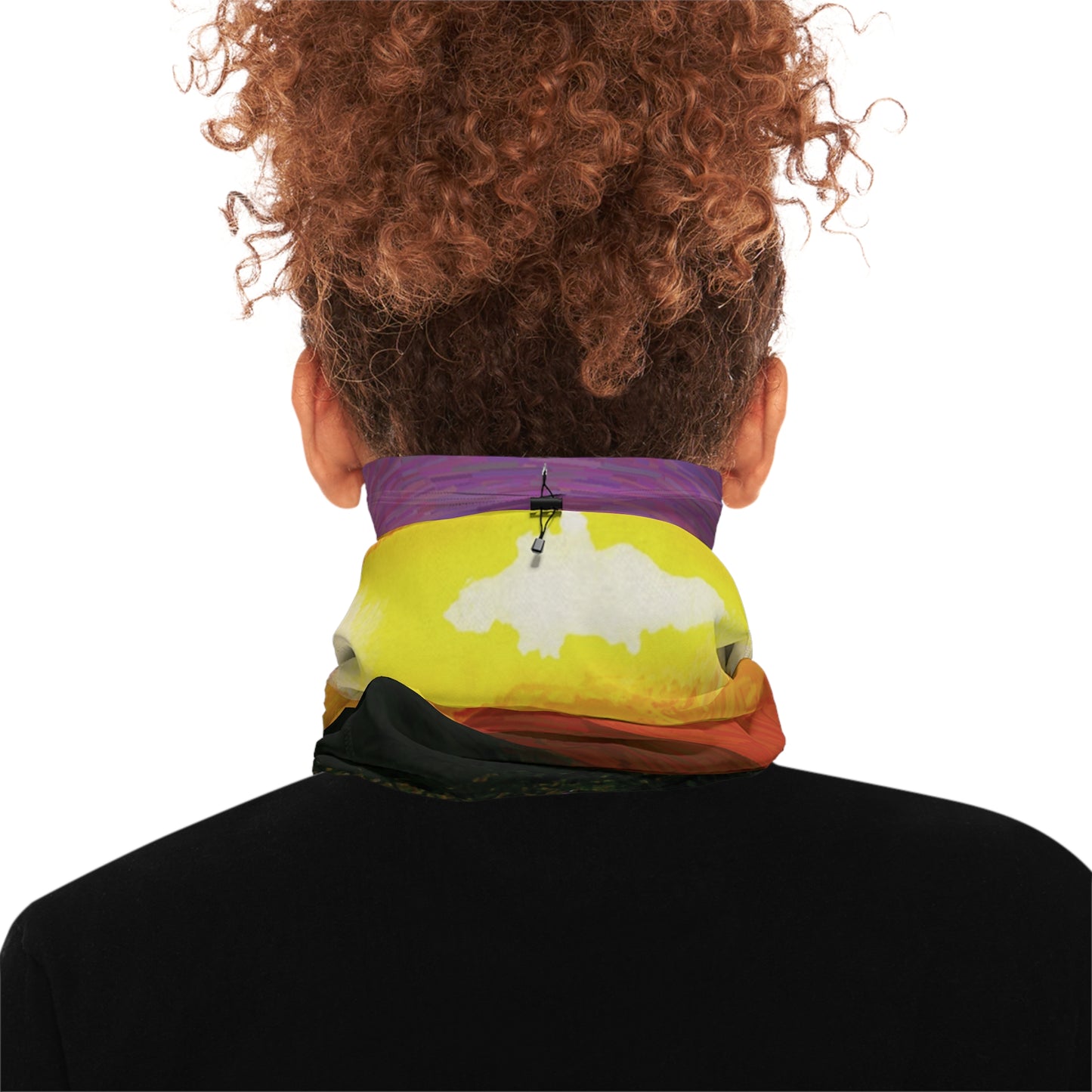 Custom Unisex Adult Winter Neck Gaiter With Drawstring From The Sunset Series At Intriguing Vistas