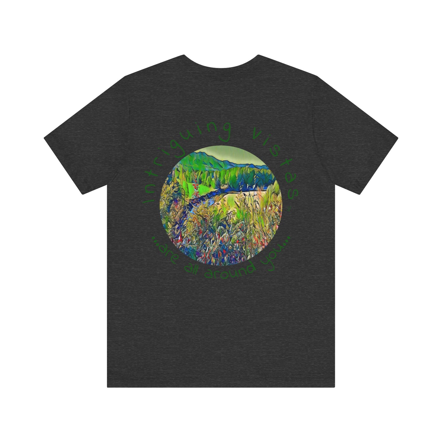 Intriguing Vistas™ Scenery Series Unisex Jersey Short Sleeve Tee