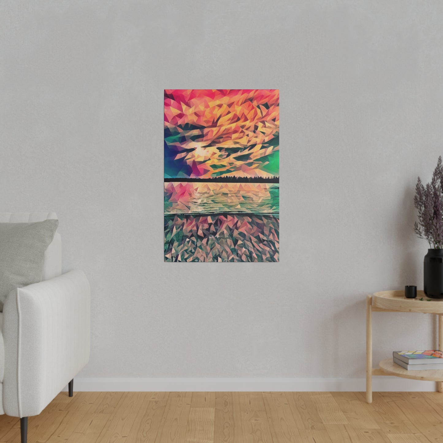 Canvas Print in Multiple Portrait Sizes from the Sunset Series at Intriguing Vistas