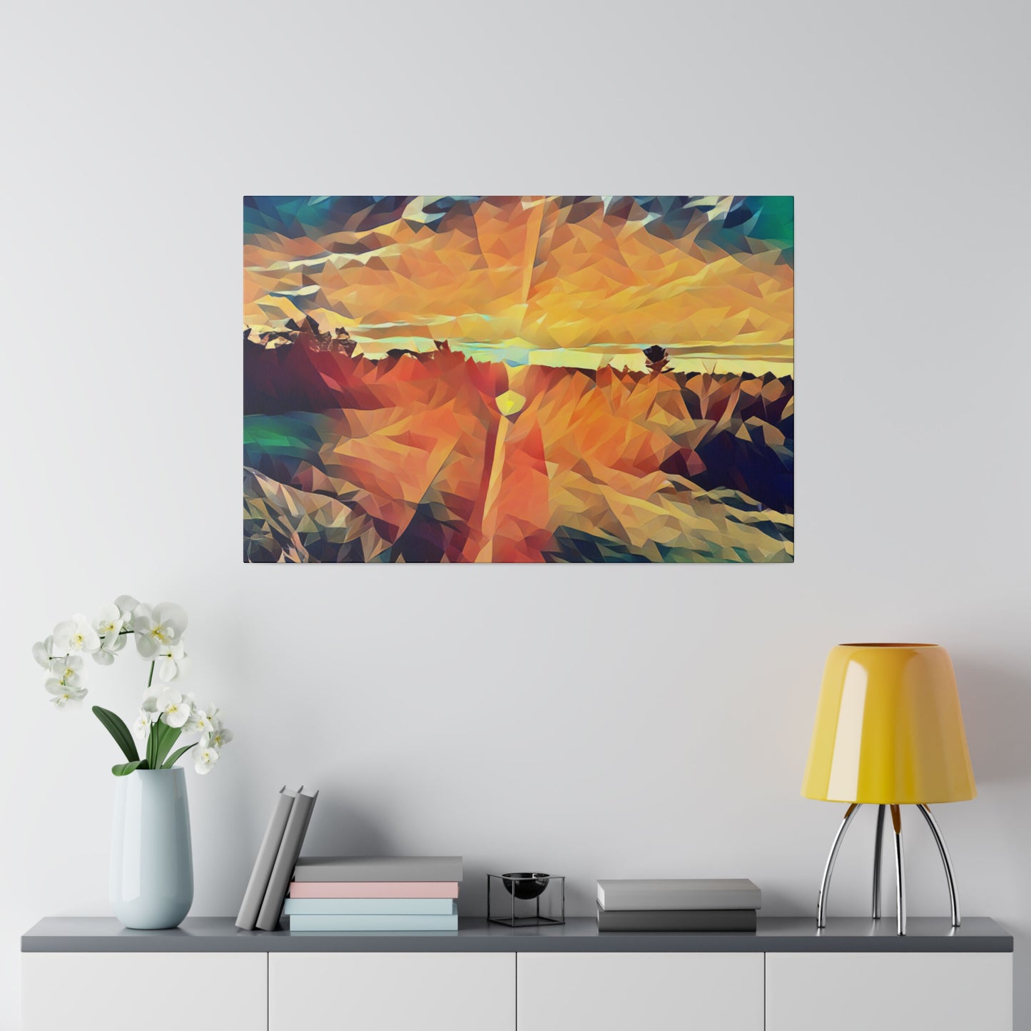 Canvas Art Print in Multiple Landscape Sizes from the Sunset Series at Intriguing Vistas