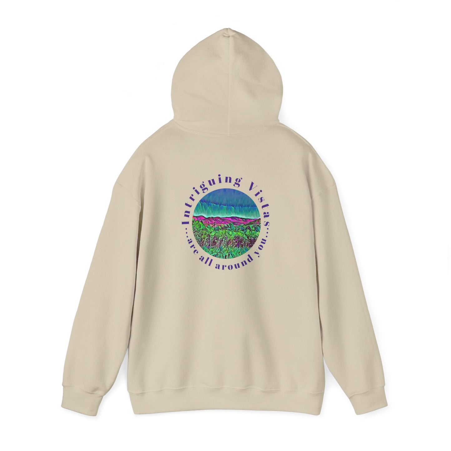 Gildan 18500 Unisex Adult Heavy Blend Crewneck Hooded Sweatshirt from the Scenery Series at Intriguing Vistas