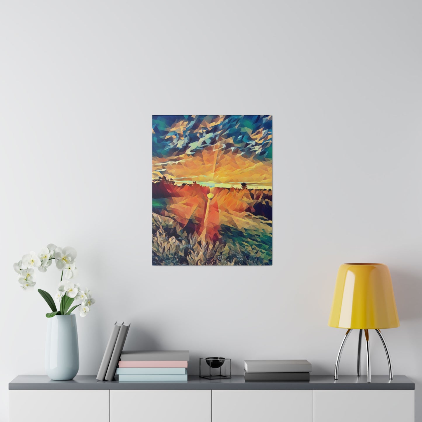 Canvas Print in Multiple Portrait Sizes from the Sunset Series at Intriguing Vistas