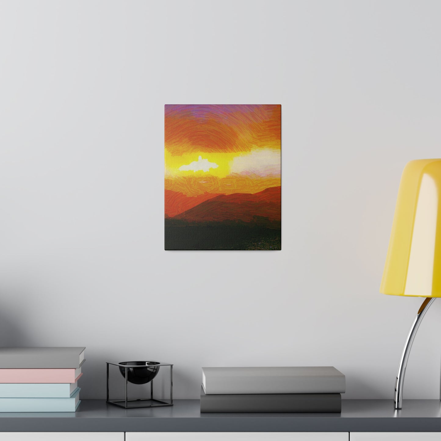 Canvas Art Print in Multiple Portrait Sizes from the Sunset Series at Intriguing Vistas