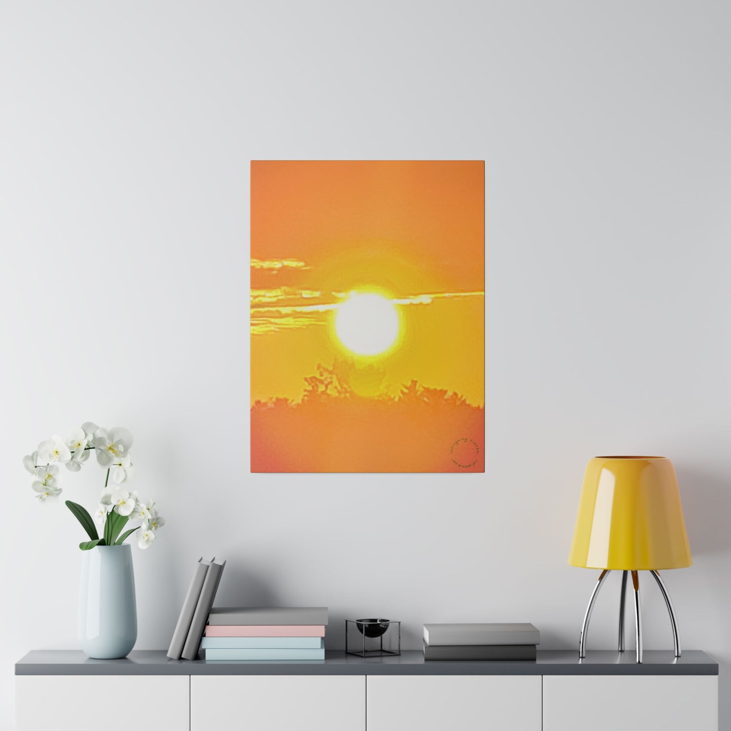 Intriguing Vistas™ Sunset Series Matte Canvas Print in 12 Portrait Sizes!!