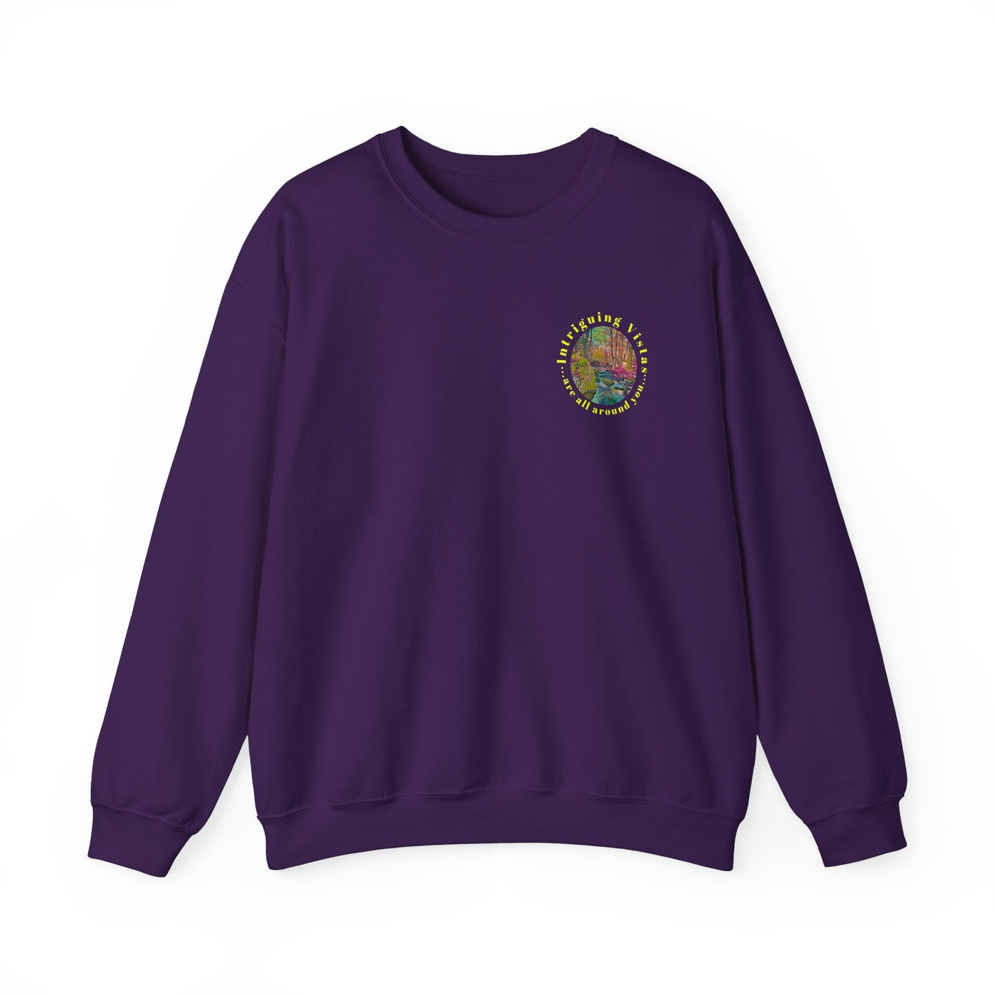 Gildan 18000 Unisex Adult Heavy Blend Crewneck Sweatshirt Available in Multiple Colors from the Scenery Series at Intriguing Vistas