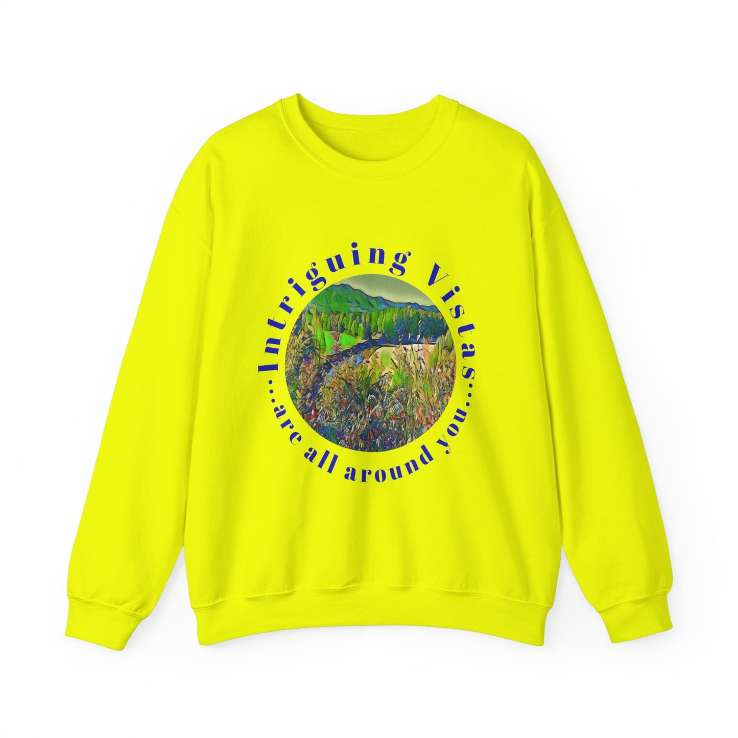 Gildan 18000 Unisex Adult Heavy Blend Crewneck Sweatshirt Available in Multiple Colors from the Scenery Series at Intriguing Vistas