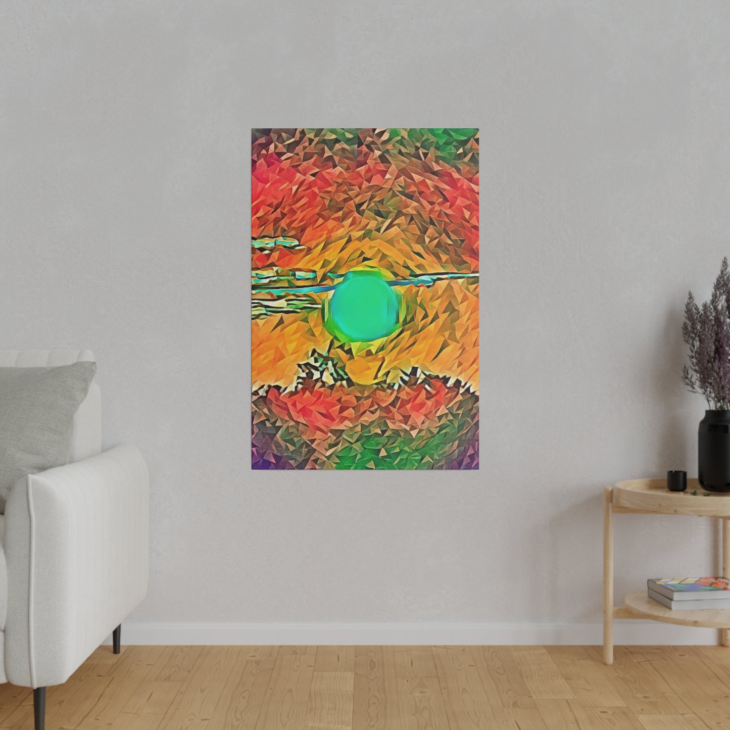 Canvas Art Print in Multiple Portrait Sizes from the Sunset Series at Intriguing Vistas