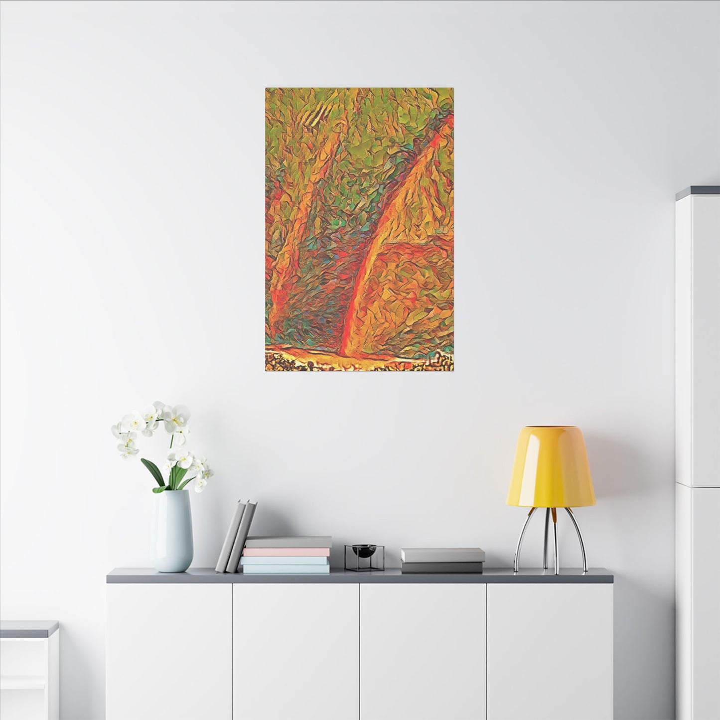 Canvas Print in Multiple Portrait Sizes from the Rainbow Series at Intriguing Vistas