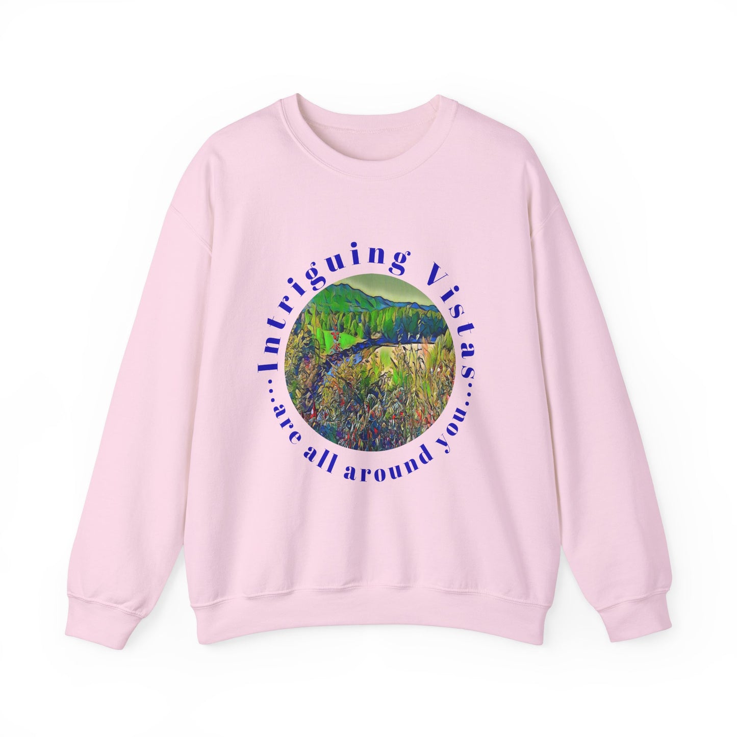 Gildan 18000 Unisex Adult Heavy Blend Crewneck Sweatshirt Available in Multiple Colors from the Scenery Series at Intriguing Vistas