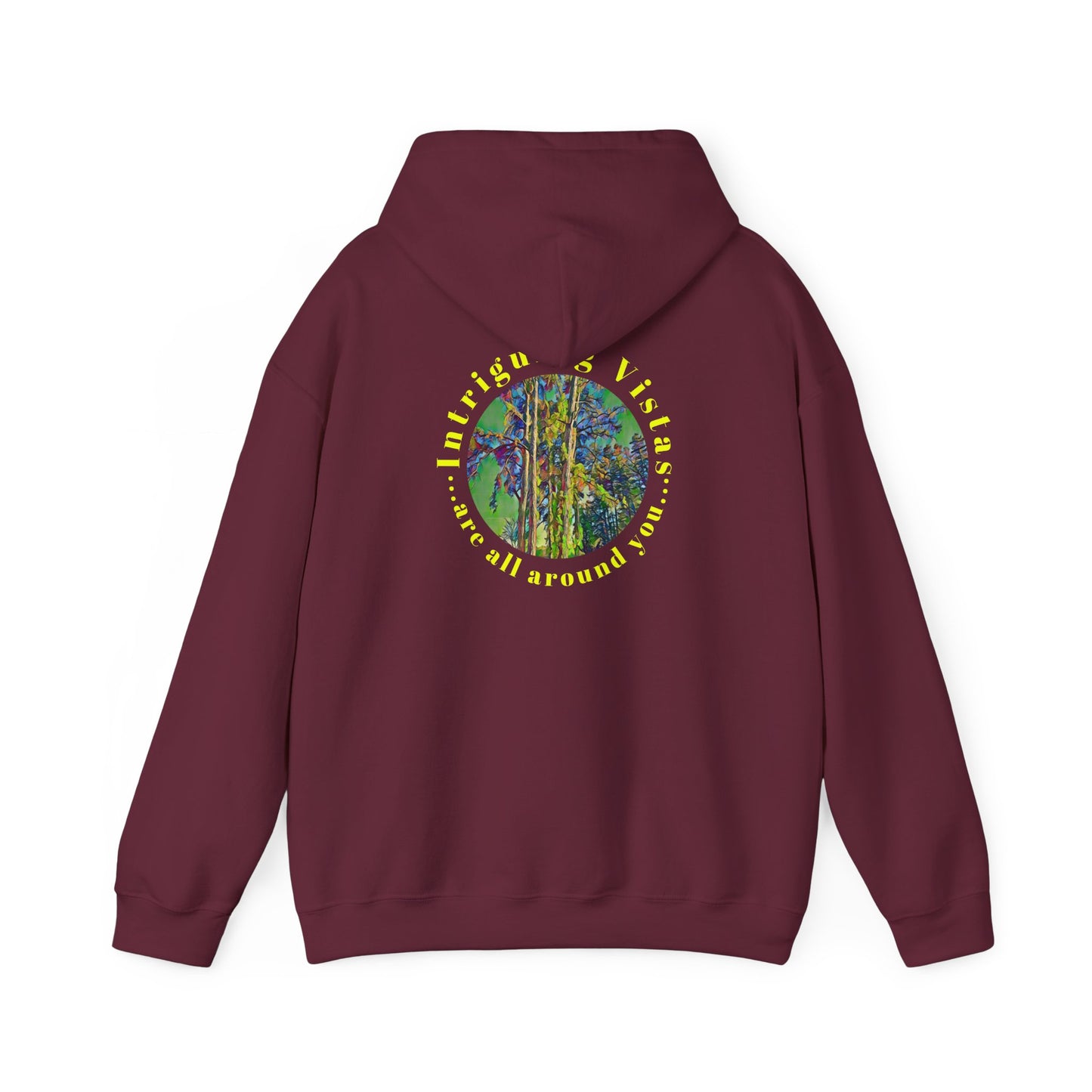 Gildan 18500 Unisex Adult Heavy Blend Crewneck Hooded Sweatshirt from the Scenery Series at Intriguing Vistas