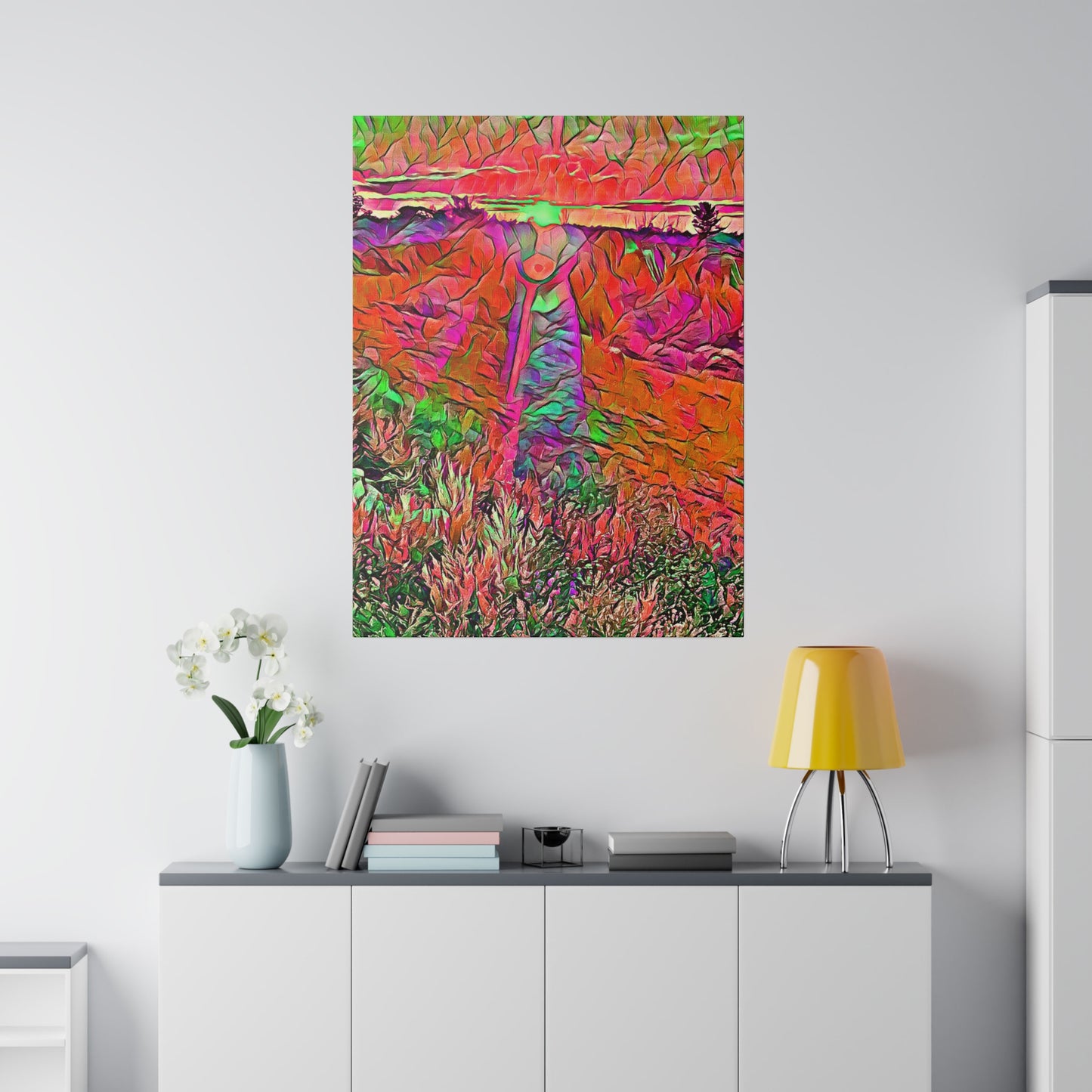 Canvas Print in Multiple Portrait Sizes from the Sunset Series at Intriguing Vistas