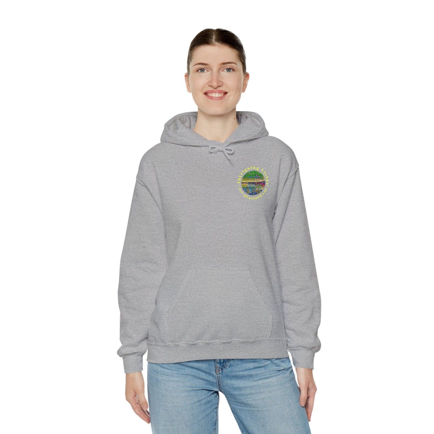 Gildan 18500 Unisex Adult Heavy Blend Crewneck Hooded Sweatshirt from the Scenery Series at Intriguing Vistas