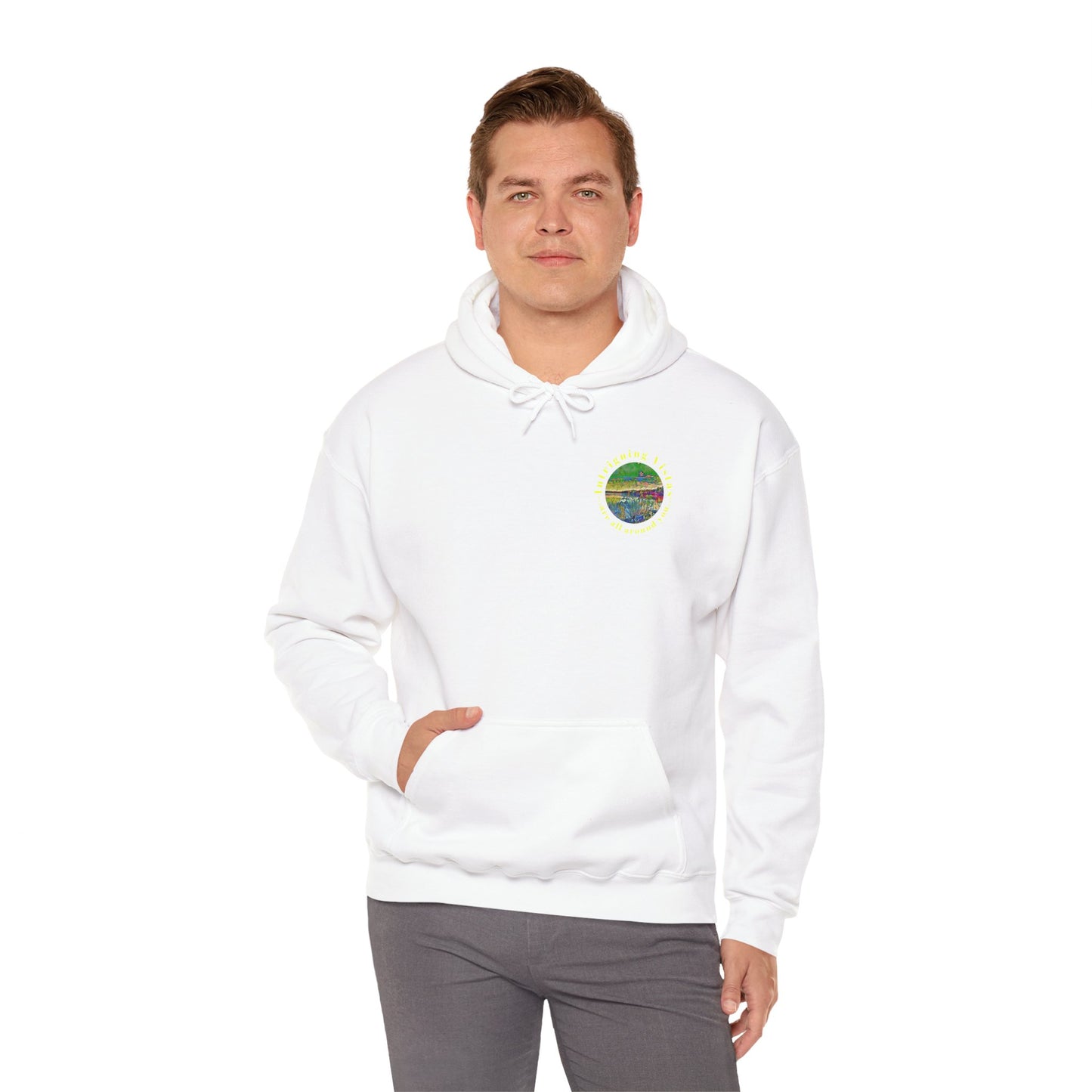 Gildan 18500 Unisex Adult Heavy Blend Crewneck Hooded Sweatshirt from the Scenery Series at Intriguing Vistas