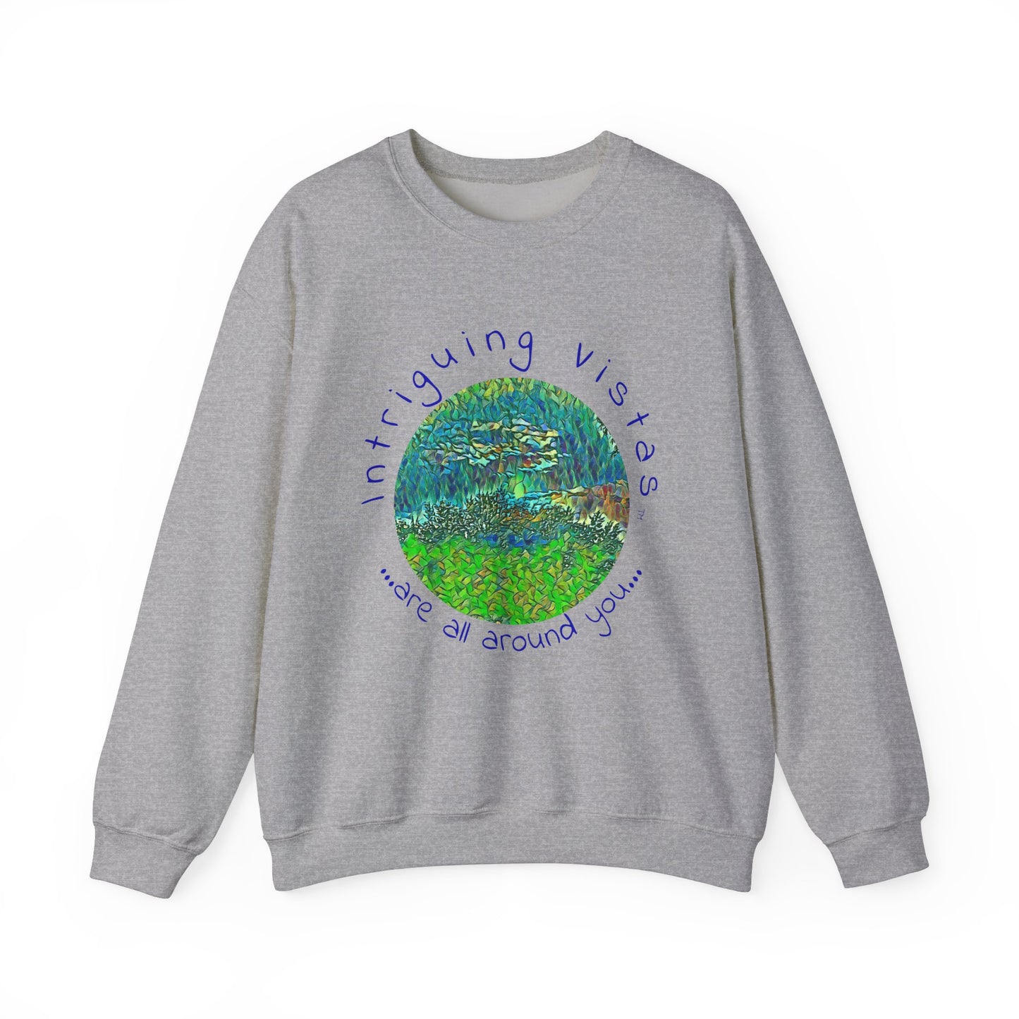 Gildan 18000 Unisex Adult Heavy Blend Crewneck Sweatshirt from the Night Sky Series at Intriguing Vistas