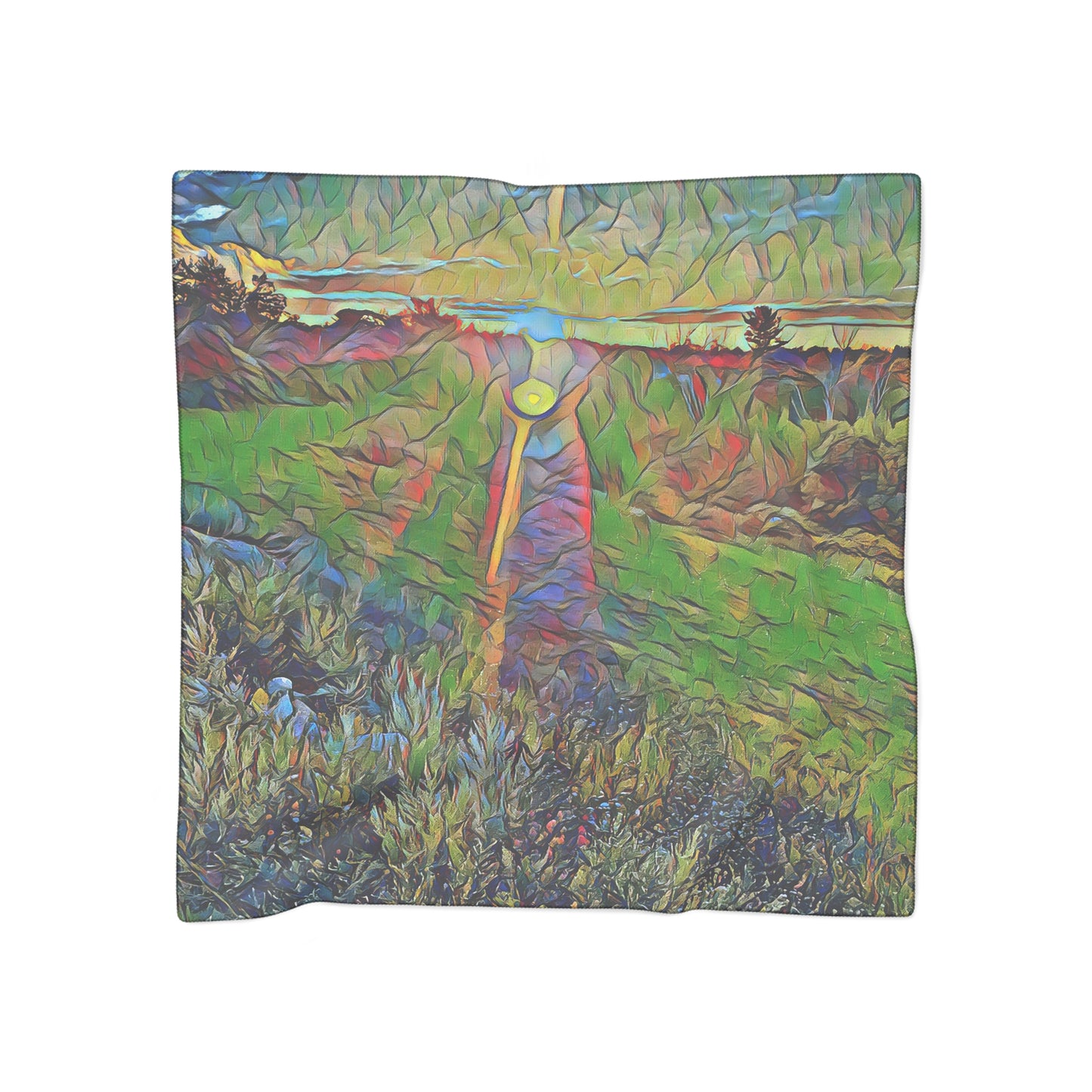 Custom Designed Scarf Available In Two Sizes From The Sunset Series at Intriguing Vistas