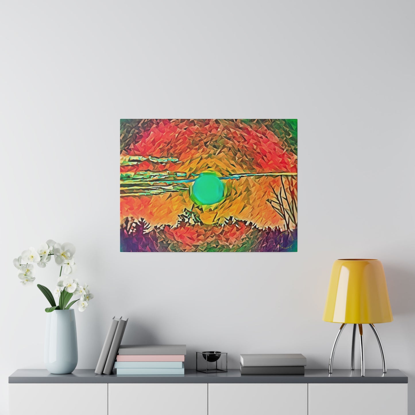 Intriguing Vistas™ Sunset Series Matte Canvas Print in 12 Landscape Sizes!!