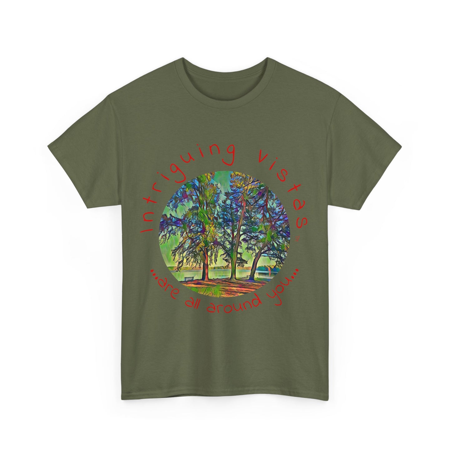 Intriguing Vistas™ Scenery Series Unisex Heavy Cotton Tee