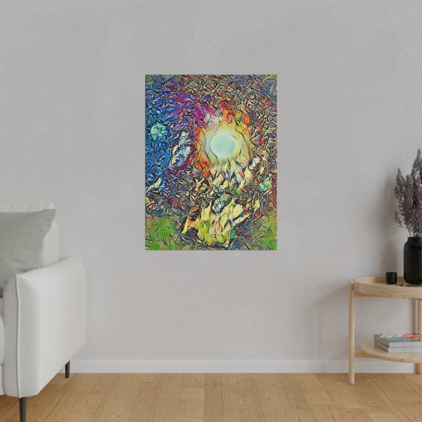 Canvas Art Print in Multiple Portrait Sizes from the Night Sky Series at Intriguing Vistas