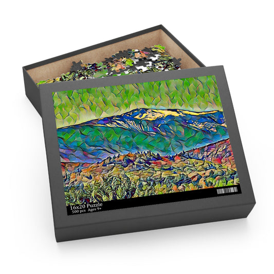 Custom Jigsaw Puzzle Available in Three Sizes from the Scenery Series at Intriguing Vistas
