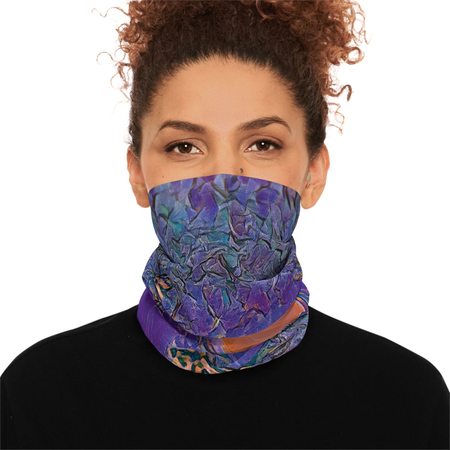 Custom Unisex Adult Winter Neck Gaiter With Drawstring From The Sunset Series At Intriguing Vistas