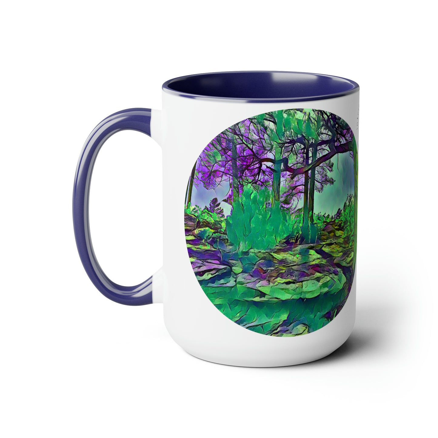 Intriguing Vistas™ Scenery Series Two-Tone Coffee Mugs, 15oz