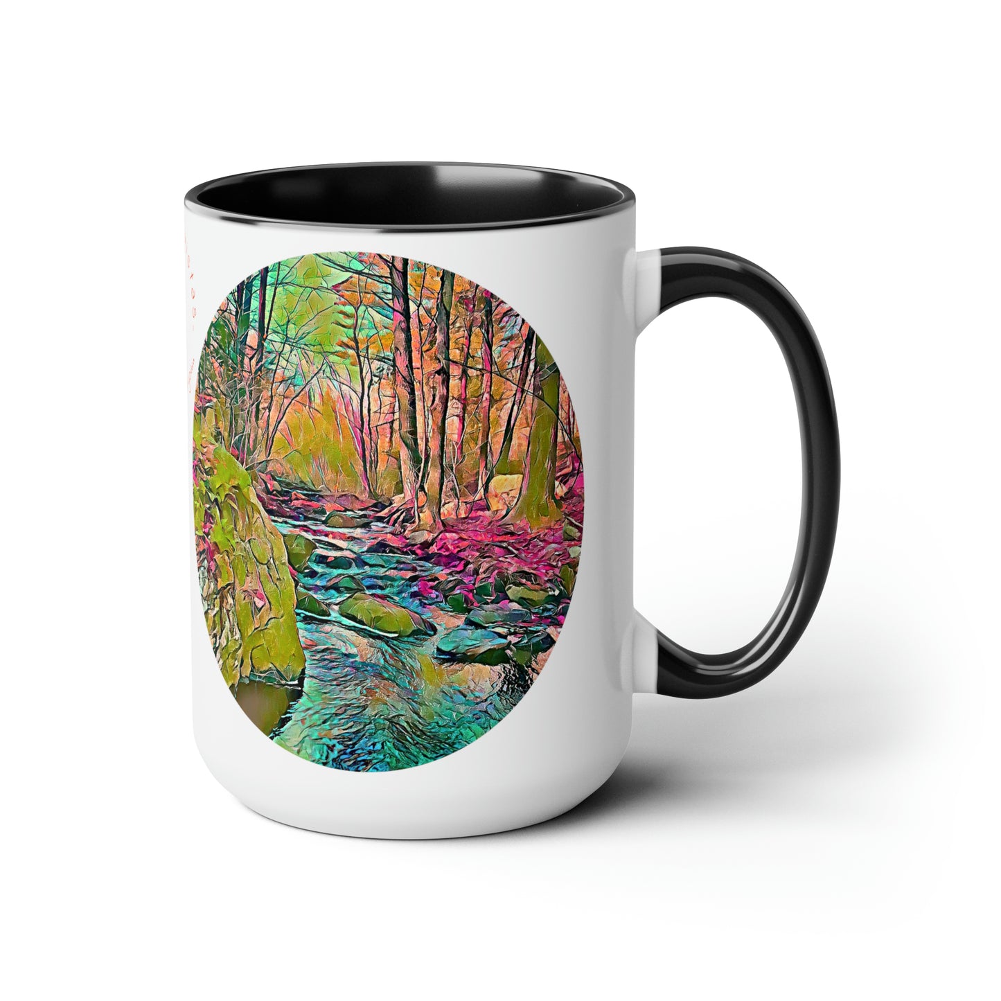 Intriguing Vistas™ Scenery Series Two-Tone Coffee Mugs, 15oz