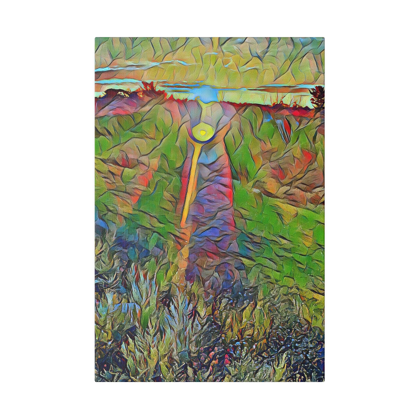 Canvas Print in Multiple Portrait Sizes from the Sunset Series at Intriguing Vistas